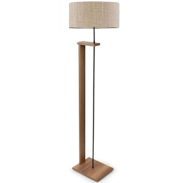 Φωτιστικό Δαπέδου 780SGN4463 38x150cm E27 60W Beige-Natural Opviq