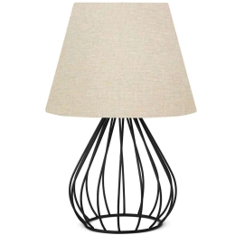 Φωτιστικό Επιτραπέζιο 780SGN4484 22x17x36cm 1xE27 40W Beige-Black Opviq