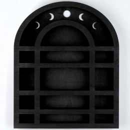 Ραφιέρα Τοίχου 268EVL1282 38x6x48cm Black