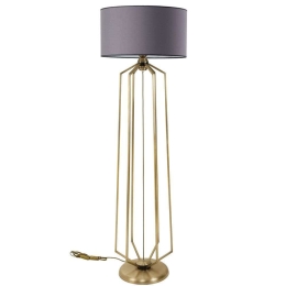 Φωτιστικό Δαπέδου Alba 534LUN4168 30x153cm E27 40W Gold-Anthracite Opviq