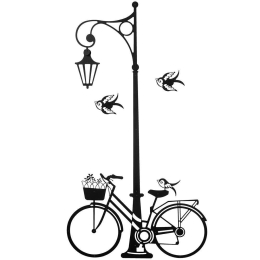 Κρεμάστρα Τοίχου Hayat 494PYT1122 117x4x211cm Black Wallity Μέταλλο