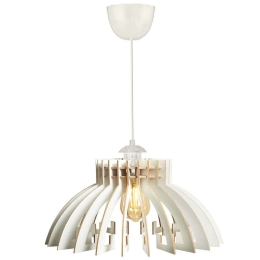 Φωτιστικό Οροφής 390FLH1536 Φ39x55cm 1xE27 40W White Opviq