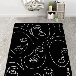 Χαλί Composition Djt 286CHL6129 Black-White Conceptum Hypnose 150x240cm