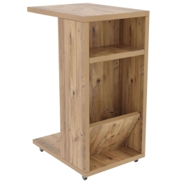 Τραπεζάκι Βοηθητικό Filinta 854KLN2818 30x40x63cm Pine