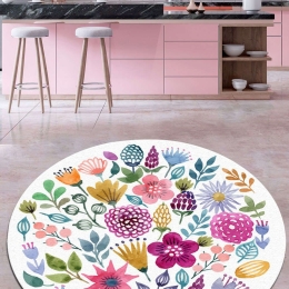 Χαλί Drenaj Çap Purple-Multi Conceptum Hypnose 200X200cm Round