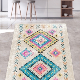Χαλί Taula 287CHL1527 Multi-Ecru Conceptum Hypnose 100X200cm