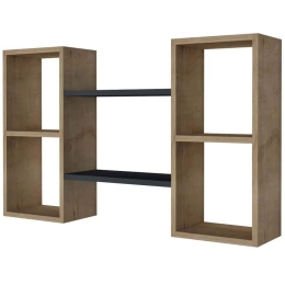 Ραφιέρα Τοίχου Bambi 835PUQ1671 105x19,6x60cm Oak-Anthracite