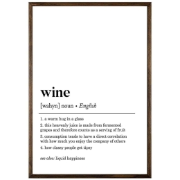 Κάδρο Wine 923EGN1120 50x4x70cm Multi Wallity Κάθετοι Ξύλο