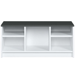 Παπουτσοθήκη London 475OLV1801 100x35x40cm White-Anthracite Particle Board, Melamine