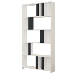 Βιβλιοθήκη Lima 845HCT3635 90x20x180cm White-Anthracite