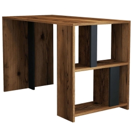 Γραφείο Lima 845HCT3839 120x60x75,4cm Walnut-Anthracite