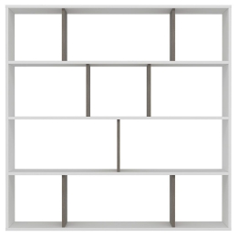 Βιβλιοθήκη Hodbi 935CMN1113 145,2x25x145cm Wenge-White