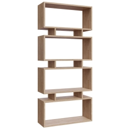 Βιβλιοθήκη Langdon 935CMN1117 72x25x161cm Oak