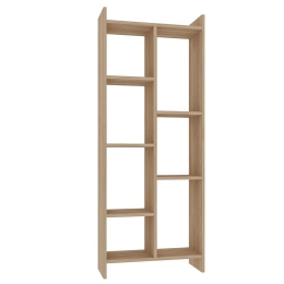 Βιβλιοθήκη Eden 935CMN1129 63,2x25x160cm Oak