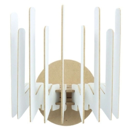Φωτιστικό Τοίχου - Απλίκα 390FLH2107 24x19x22cm E27 40W White Opviq