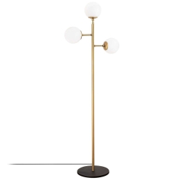 Φωτιστικό Δαπέδου Atmaca 942FLG1502 57x22x163cm 3xE14 15W Gold-White Opviq