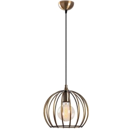 Φωτιστικό Οροφής Teltrio 942FLG1243 25x25x116cm 1xE27 40W Gold-Black Opviq