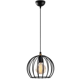 Φωτιστικό Οροφής Teltrio 942FLG1244 25x25x116cm 1xE27 40W Black-Gold Opviq