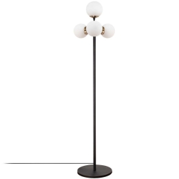 Φωτιστικό Δαπέδου Akkas 942FLG1508 48x48x163cm 4xE14 40W Black-White Opviq
