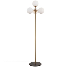 Φωτιστικό Δαπέδου Akkas 942FLG1510 48x48x163cm 4xE14 40W Gold-White Opviq