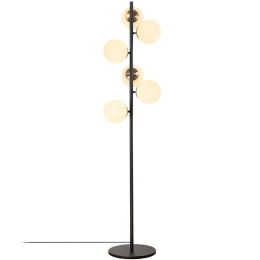 Φωτιστικό Δαπέδου Fazli 942FLG1514 35x22x163cm 6xE14 40W Multi-Black Opviq