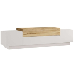 Έπιπλο Τηλεόρασης 956LCS1645 160x37,3x38,7cm Oak-White