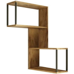 Ραφιέρα Τοίχου 956LCS2709 53,4x19,5x85,2cm Walnut