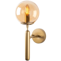 Φωτιστικό Τοίχου - Απλίκα King 942FLG1314 15x20x40cm E14 40W Gold Opviq