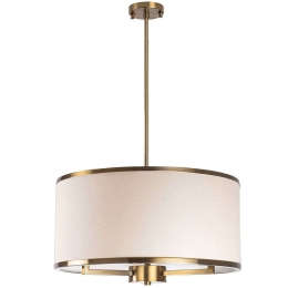 Φωτιστικό Οροφής Way 942FLG1371 50x50x84cm 3xE27 40W Gold-Cream Opviq