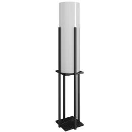 Φωτιστικό Δαπέδου Dor 390FLH1151 21x160cm E27 60W Black Opviq