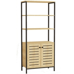 Βιβλιοθήκη Metela 835PUQ3686 70x34x162,3cm Oak