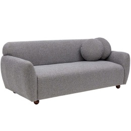 Καναπές Τριθέσιος Eddy 560ARE1346 223x83x86cm Light Grey