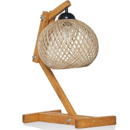 Φωτιστικό Επιτραπέζιο Beehive 390FLH1764 Φ24x50cm E27 40W Brown-Ecru Opviq