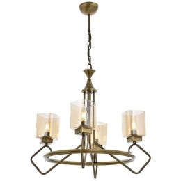 Φωτιστικό Οροφής 683AVN1194 Φ60x90cm 4xE14 4W Gold Opviq