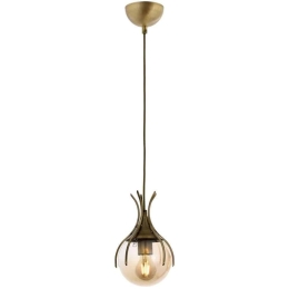 Φωτιστικό Οροφής 683AVN1222 Φ12x80cm 1xE27 6W Gold Opviq