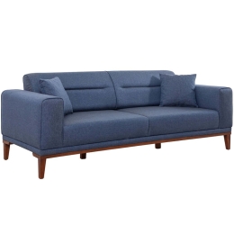 Καναπές - Κρεβάτι Τριθέσιος Liones 867UNQ1372 223x94x82cm Dark Blue