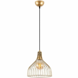 Φωτιστικό Οροφής Cafu 942FLG1411 25x25x123cm E27 40W Gold Opviq