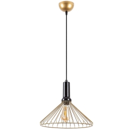 Φωτιστικό Οροφής Dear 942FLG1426 34x34x130cm 1xE27 40W Gold Opviq