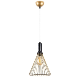 Φωτιστικό Οροφής Dear 942FLG1427 24x24x140cm 1xE27 40W Gold Opviq