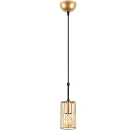 Φωτιστικό Οροφής Kemtel 942FLG1454 9x9x126cm 1xE27 40W Gold Opviq