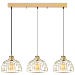 Φωτιστικό Οροφής - Ράγα Kozan 942FLG1476 101x28x126cm 3xE27 40W Gold Opviq