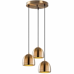 Φωτιστικό Οροφής Mugo 942FLG1487 35x35x110cm 3xE27 40W Gold Opviq