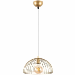 Φωτιστικό Οροφής Telkure 942FLG1610 31x31x105cm 1xE27 40W Gold Opviq