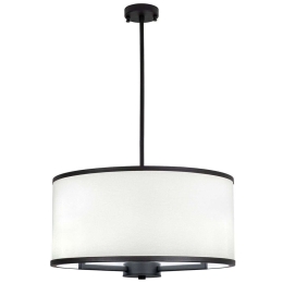 Φωτιστικό Οροφής Way 942FLG1642 50x50x84cm 3xE27 40W Black-White Opviq
