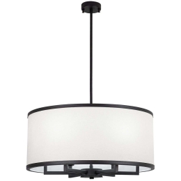 Φωτιστικό Οροφής Way 942FLG1643 60x60x83cm 6xE27 40W Black-White Opviq