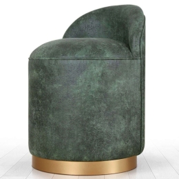 Σκαμπό Luton 209FLF1102 45x70cm Green-Gold