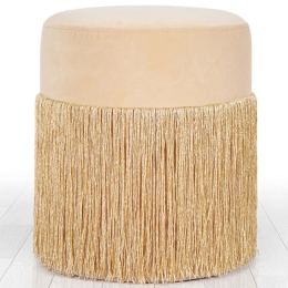 Σκαμπό Merkur 209FLF1255 Φ45x40cm Gold