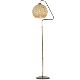 Φωτιστικό Δαπέδου 687HMY1903 22x154cm E27 60W Gold Opviq