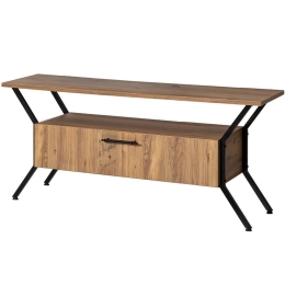 Έπιπλο Τηλεόρασης Tarz 854KLN3079 125x35x54cm Walnut
