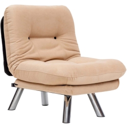 Πολυθρόνα - Κρεβάτι Misa Small Soft 859FTN2320 70x78x85cm Cream